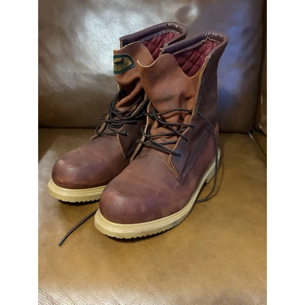Vintage Red Wing 815 Irish Setter Boots USA 10 D Supersole Original Insulated